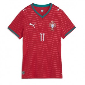 Portugal Joao Felix #11 Hjemmebanetrøje Dame VM 2026 Kortærmet